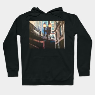 Chicago, Loop, Dusk Hoodie